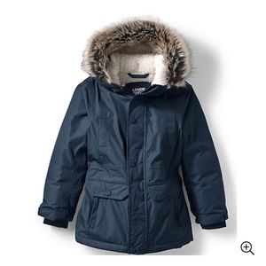 Land’s End Expedition Navy Blue Parka - New With Tags and Packaging